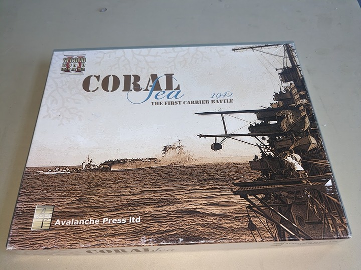 Avalanche Press 2nd World War at Sea Coral Sea UNPUNCHED