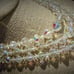 Vintage Stunning Midcentury Chunky Triple Strand AB Crystal Necklace