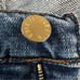 Roberto Cavalli Double Side Stripe Size XL Jean Moderate Flare Made in Italy