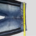 Roberto Cavalli Double Side Stripe Size XL Jean Moderate Flare Made in Italy