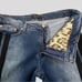 Roberto Cavalli Double Side Stripe Size XL Jean Moderate Flare Made in Italy