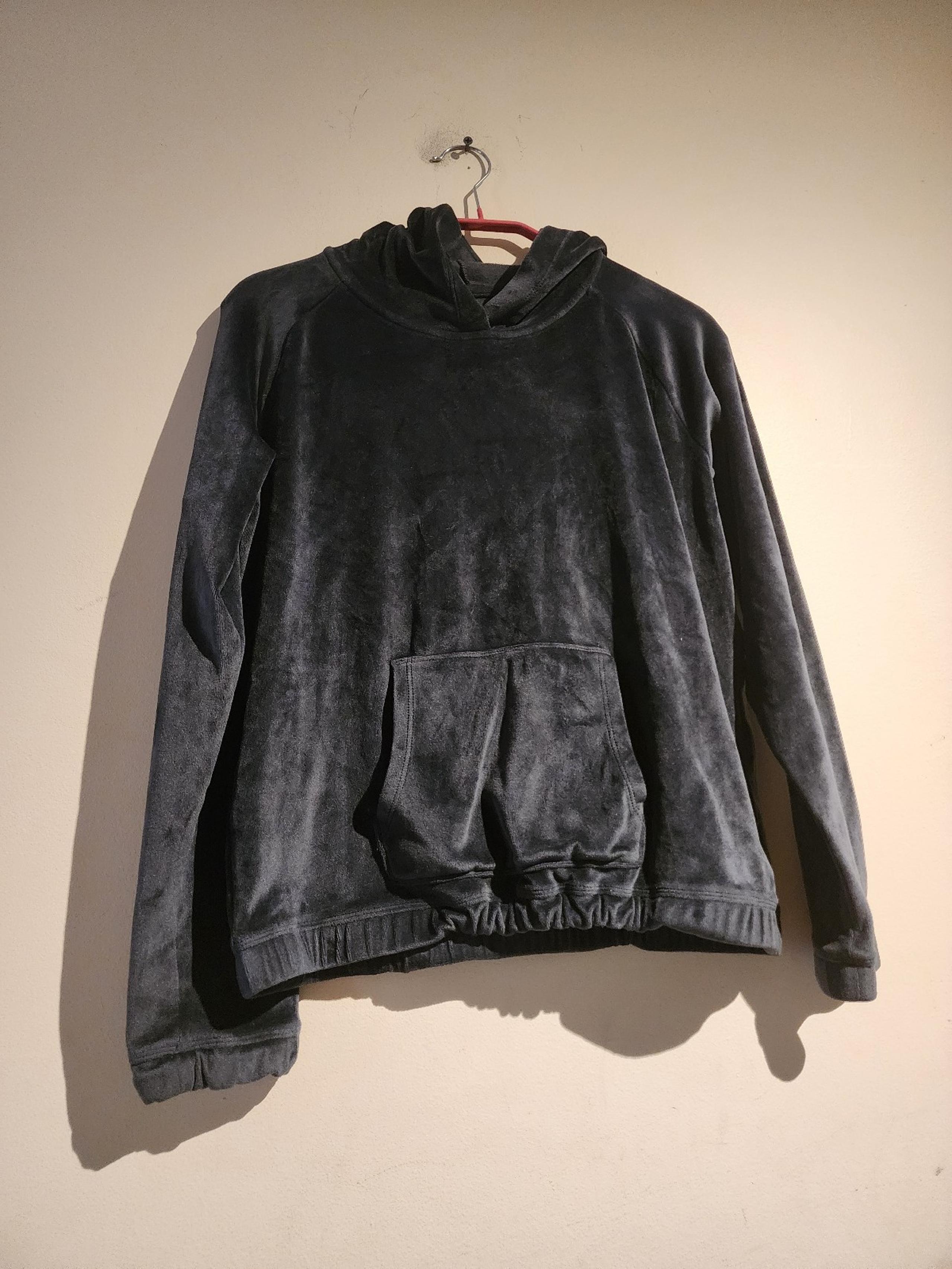Zella Girls Super Cute Long Sleeve Velour Hoodie Sweatshirt