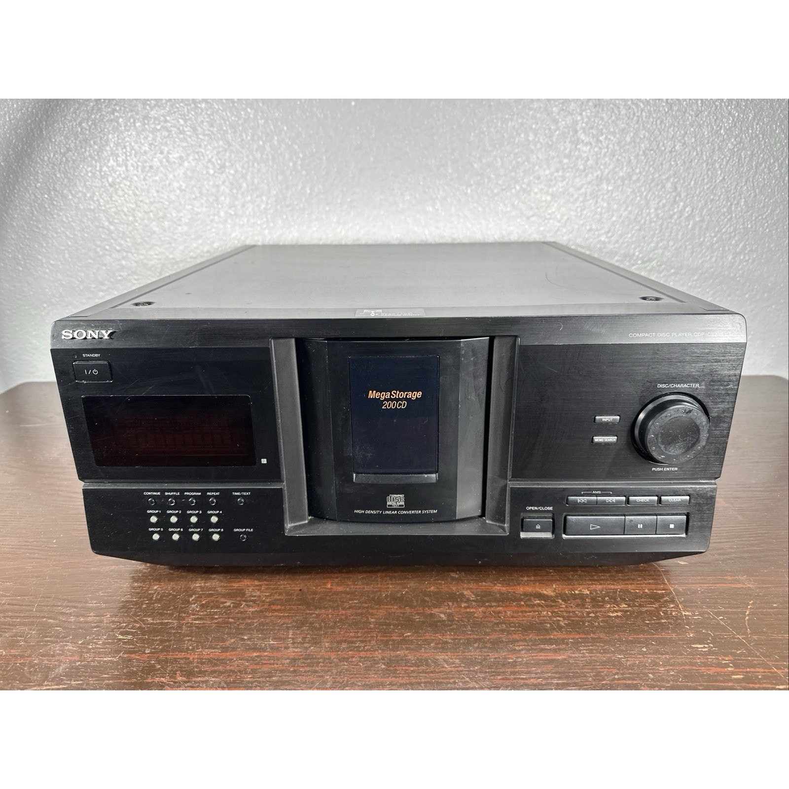 Sony CD Player CDP-CX235 Digital Mega Storage 200-Disc CD Carousel Changer