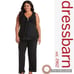 Dressbarn plus collection formal 2 piece outfit black short sleeves size 24