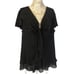 Dressbarn plus collection formal 2 piece outfit black short sleeves size 24