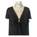 Dressbarn plus collection formal 2 piece outfit black short sleeves size 24