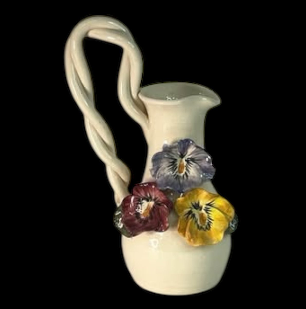 Seagrove NC Piney Woods Pottery Pitcher Vase 2003 JGM 9
