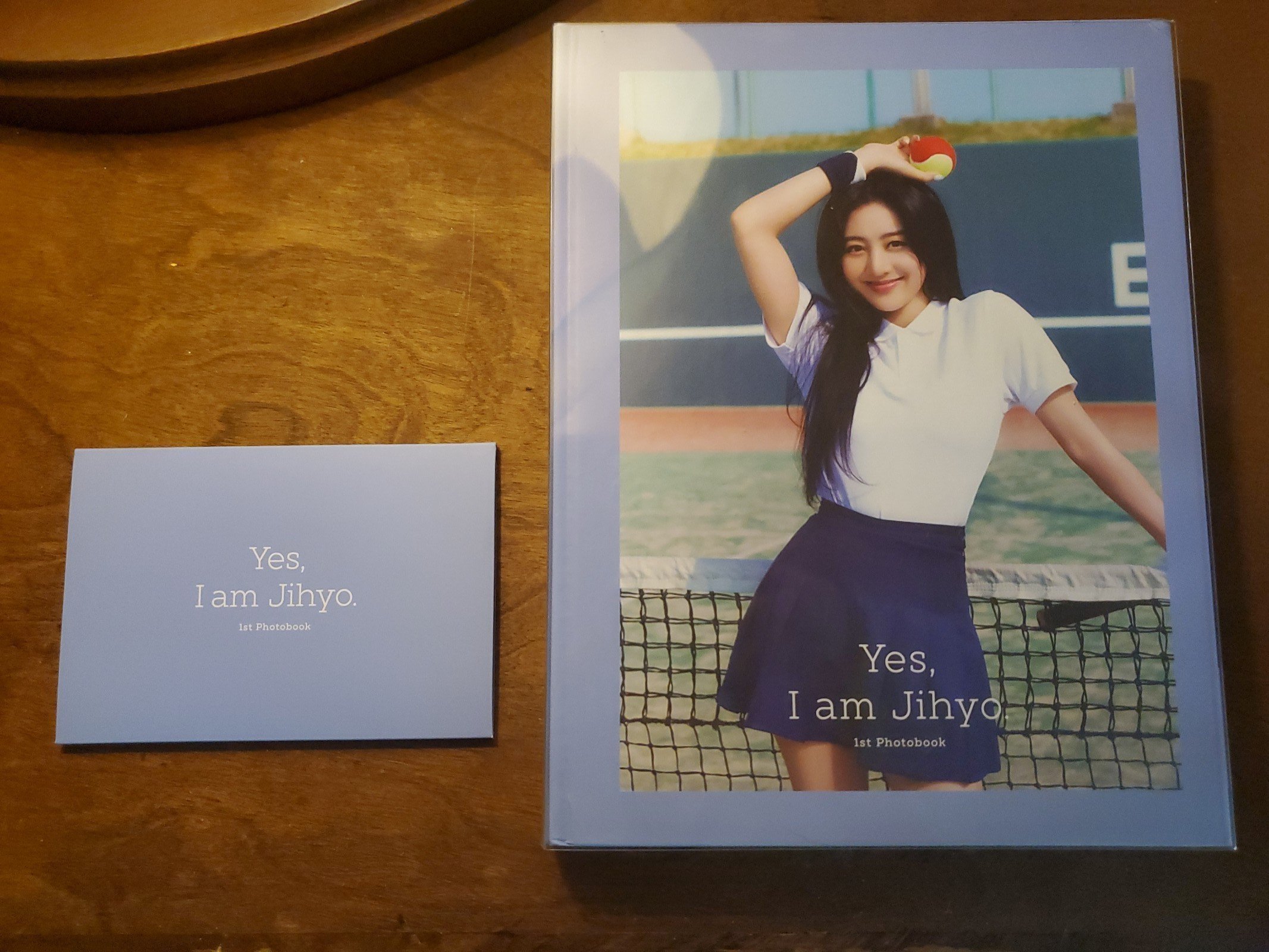 Yes, I am Jihyo Twice Photobook Blue Version
