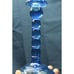 Cambridge Blue No 1595 Candlestick Set of 2 Antique Glass C. 1920's