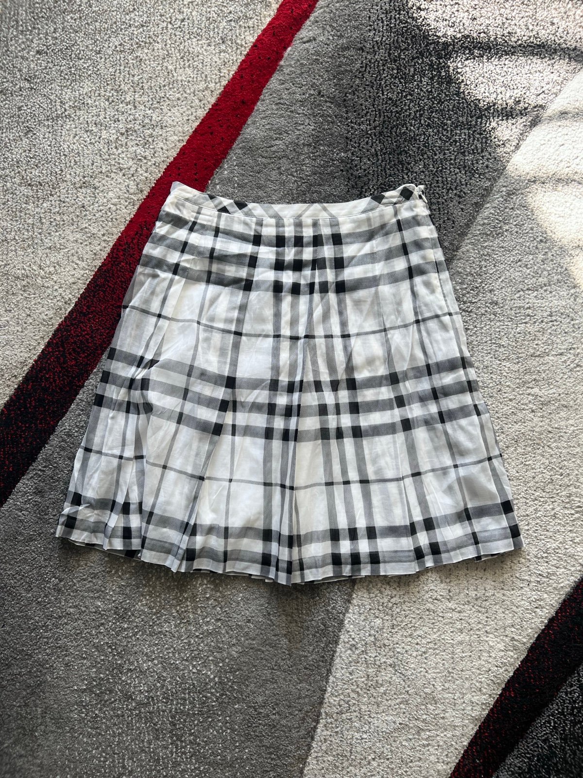 Burberry Signature Plaid Print Pleated Academia Skirt
