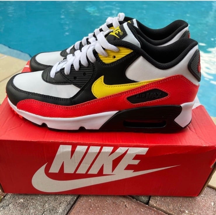 Nike Air Max 90 White/Chrome Yellow/Bright