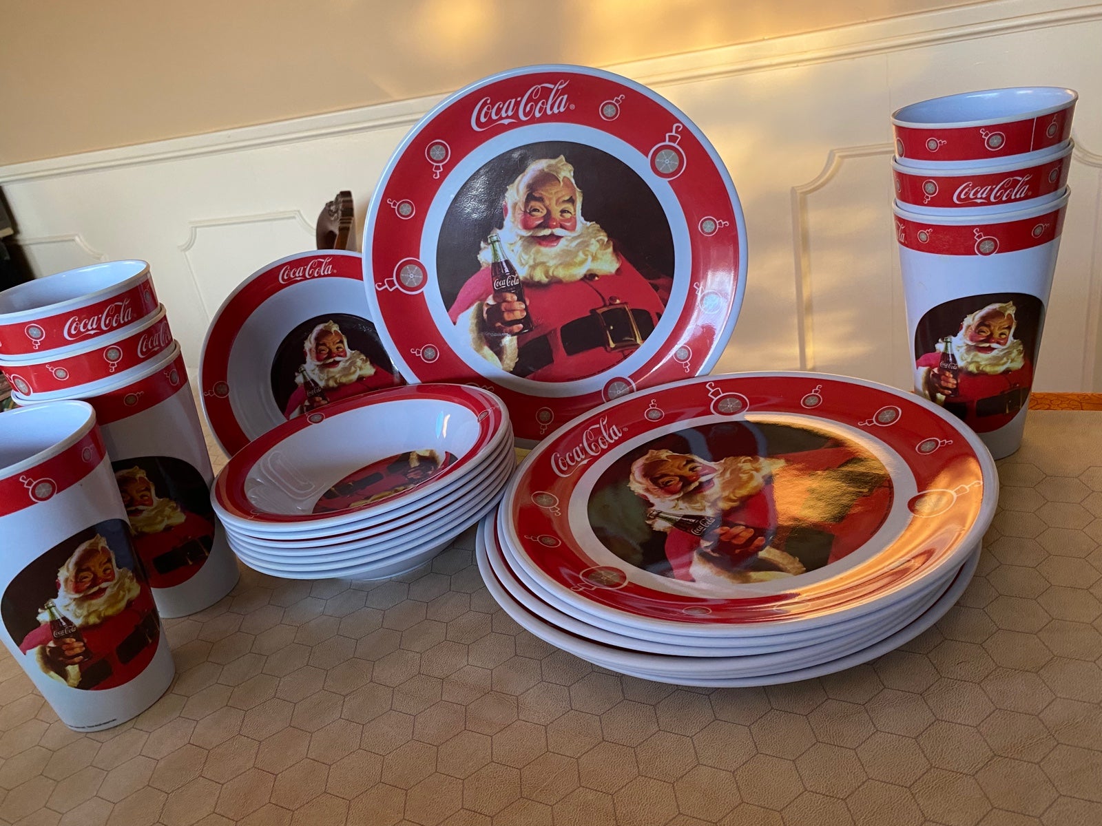 Huge vintage Christmas Coca Cola lot