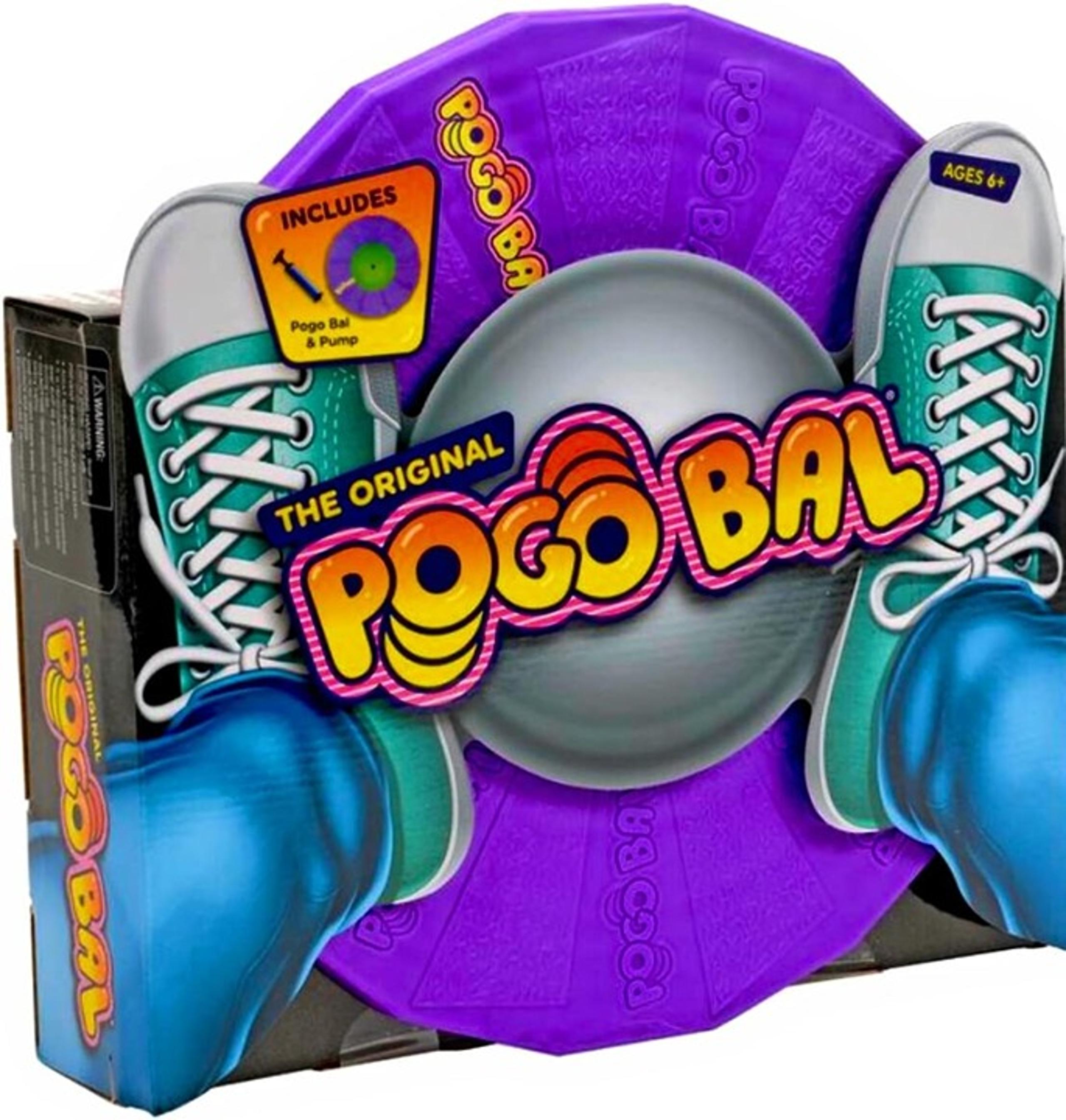 The Original Pogo Bal Purple Green Balance Ball Yoga Toy Exercise Play Outdoor G