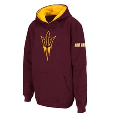 Arizona State Sun Devils Women's Athletic Big Logo Pullover Hoodie - Maroon NEW