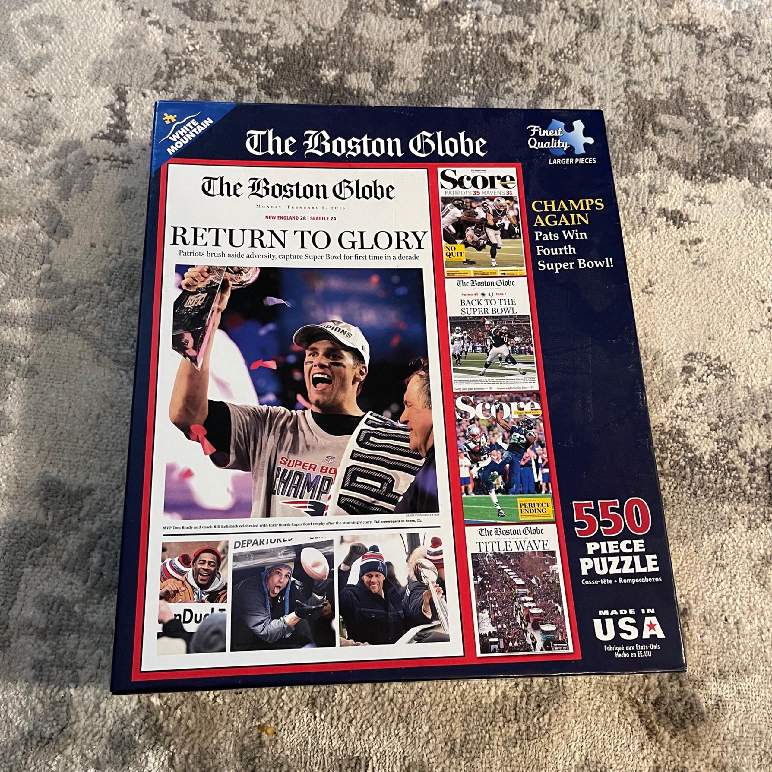 the boston globe return to glory puzzle - NFL