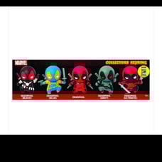 Marvel Deadpool Collectors Bag clip Keyring Set - Comic Con 2016 Exclusive