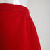 Vintage 80's Red Wool Pencil Skirt
