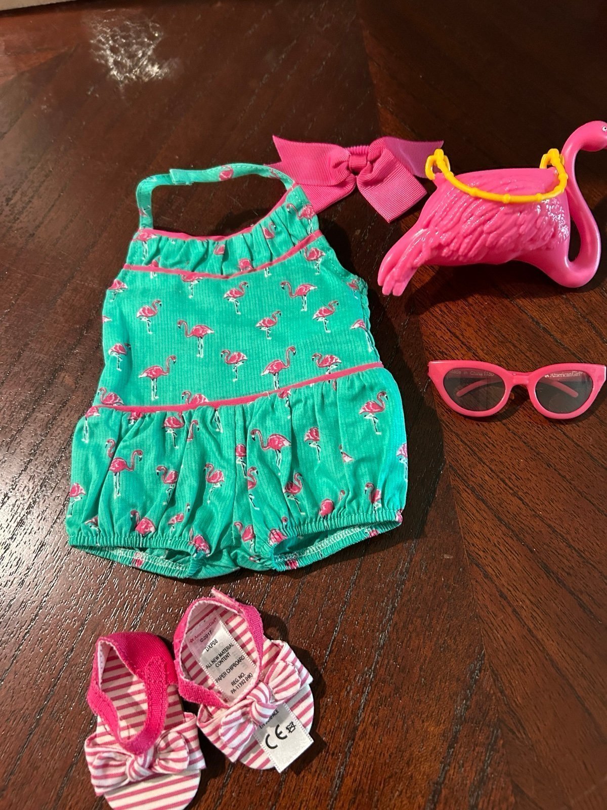 American Girl Maryellen's Flamingo Swim Set