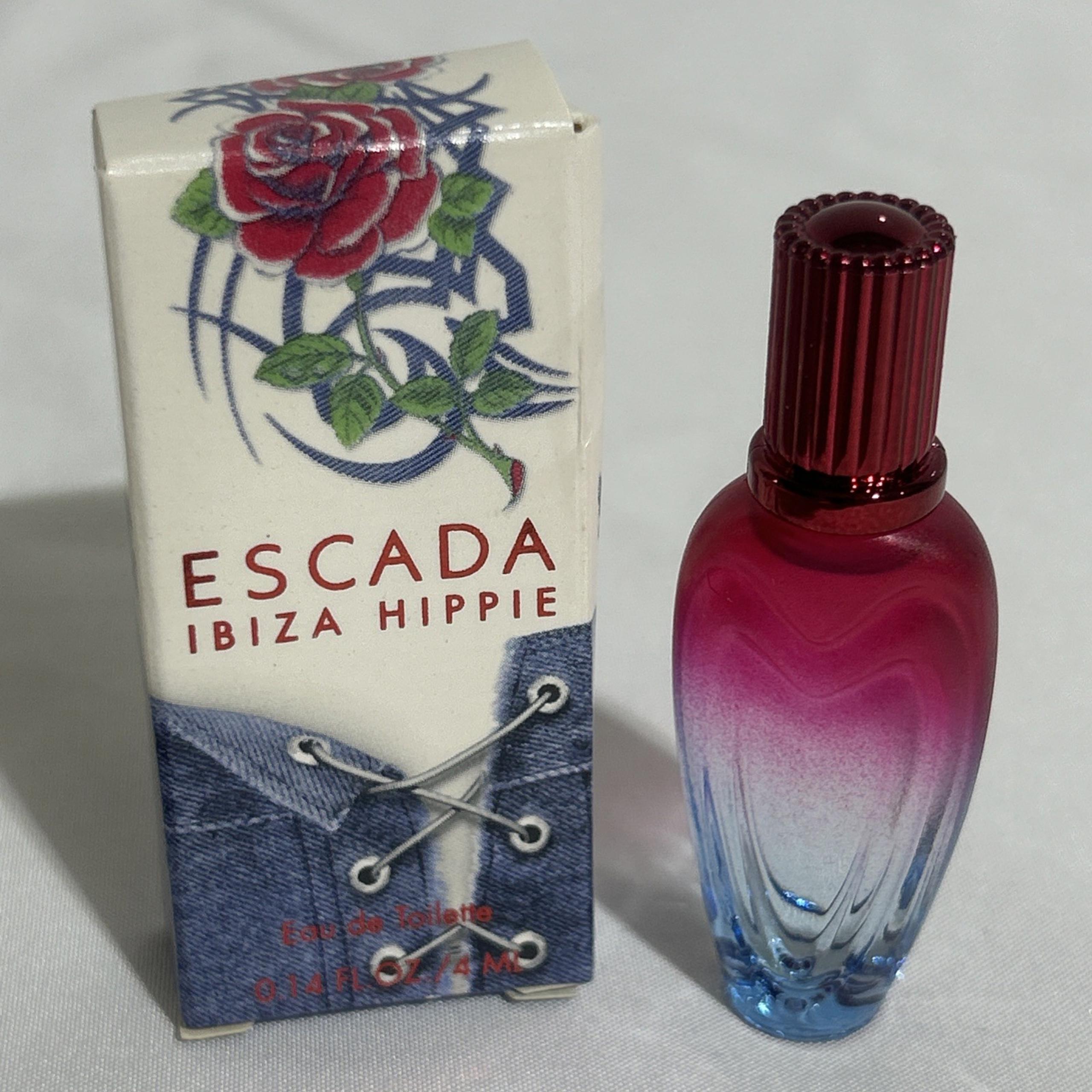 IBIZA HIPPIE BY ESCADA .14 OZ (4 ML) EDT MINI/TRAVEL DAB BOTTLE ~ NEW IN BOX!