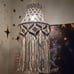 Plug in Pendant Light Macrame Lamp Shade with Light Bulb Hanging Lamp