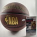 Clyde Drexler Signed Spalding NBA Basketball Auto Portland Trailblazers JSA COA