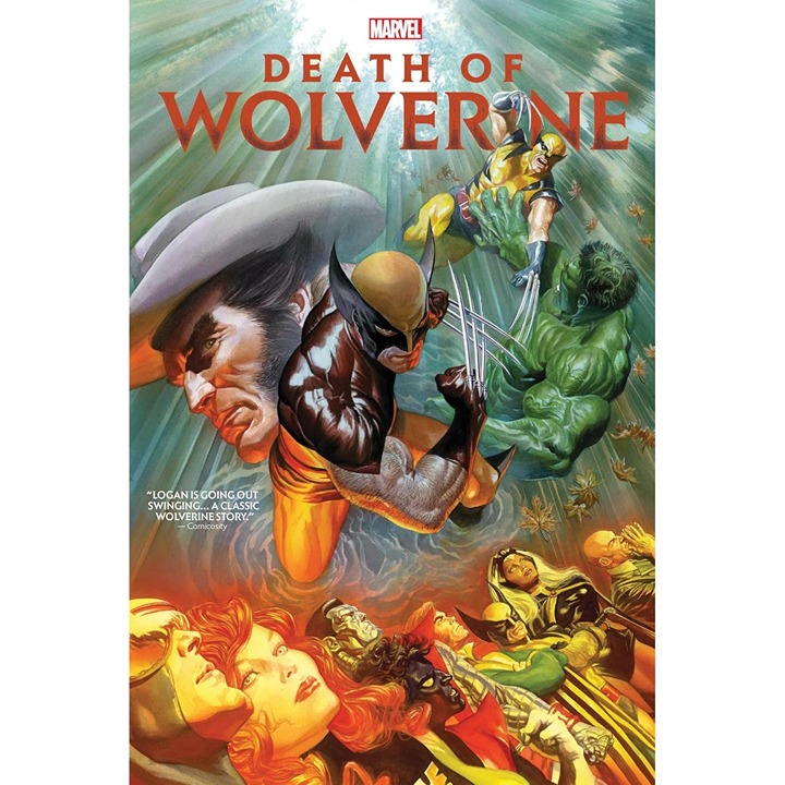 New Open: Death of Wolverine Omnibus Paul Cornell Alex Ross Hardcover Marvel *
