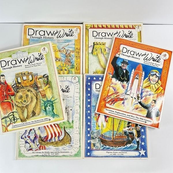 Draw and Write Through History book bundle by Carylee Gressman (Paperback)