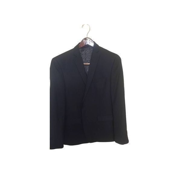Men's Bar III Navy Slim-Fit Lightweight Sport Coat Size 42 Regular