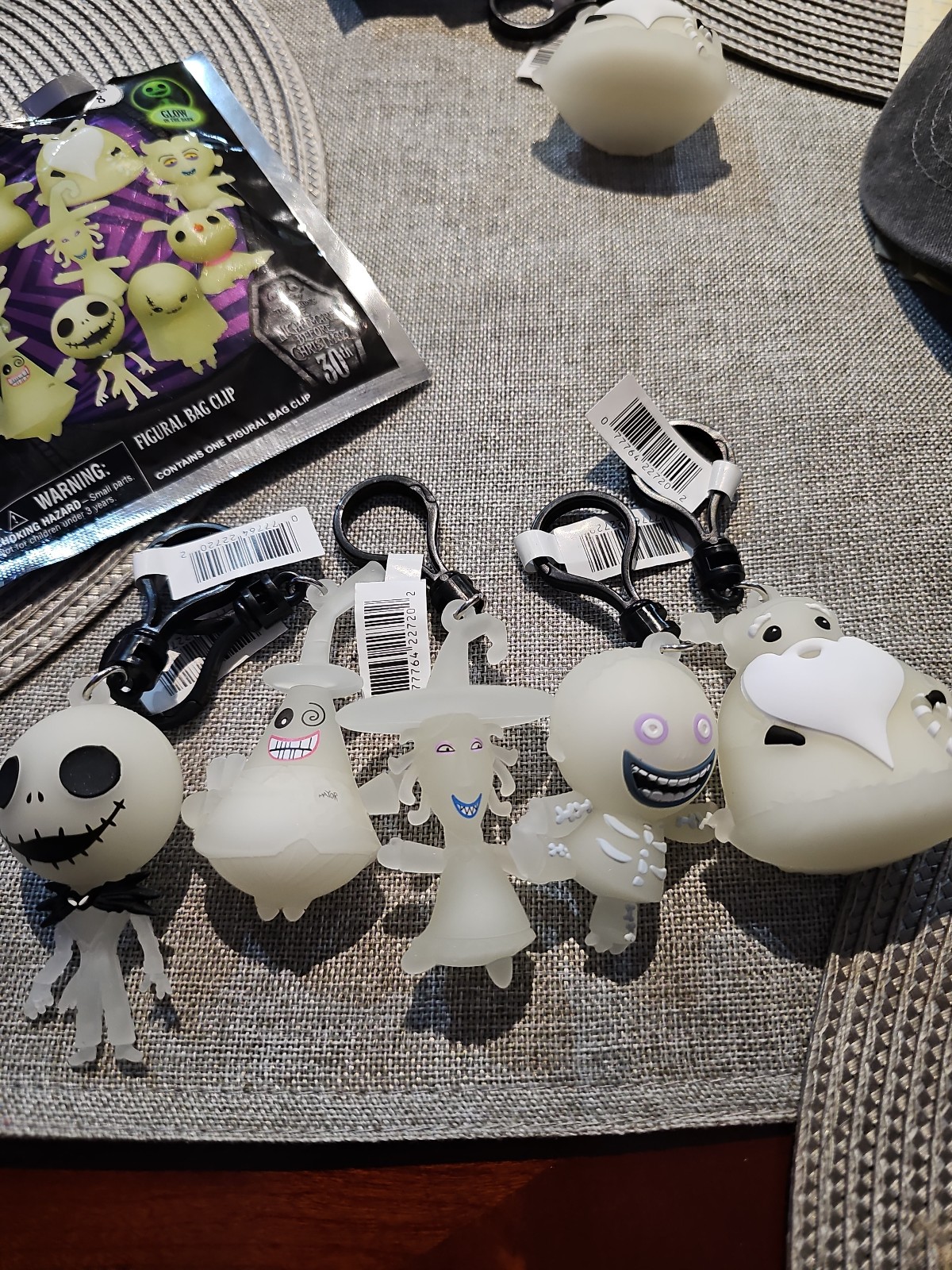 nightmare before christmas bag clips