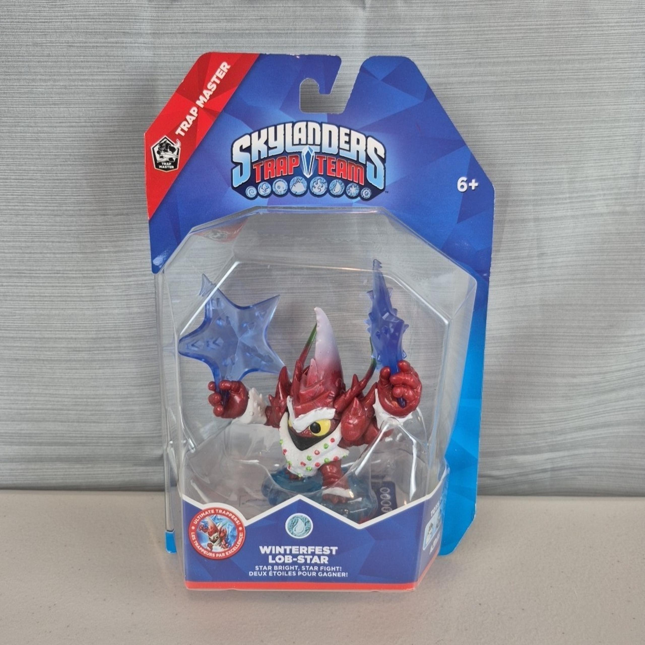 Skylanders Trap Team Winterfest Lob-Star Trap Master Toys To Life Toy Figure