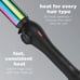INFINITIPRO BY CONAIR Rainbow Titanium 1 1/4-inch Curling Wand, Straight wand