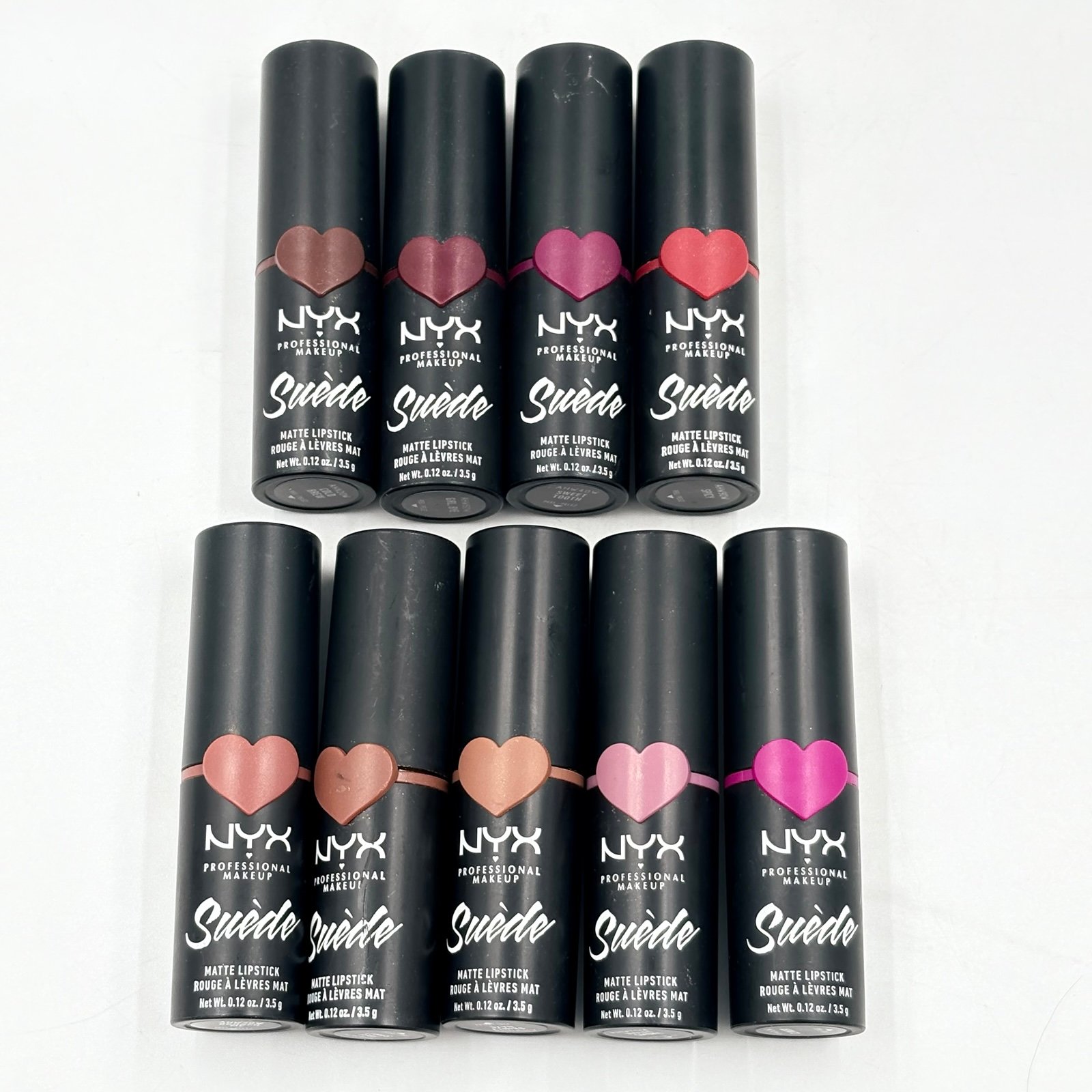 Lot of 23 NYX Suede Matte Lipstick