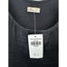Hollister Cold Shoulder Keyhole Black Satin Top Women's Size Medium NEW