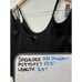 Hollister Cold Shoulder Keyhole Black Satin Top Women's Size Medium NEW
