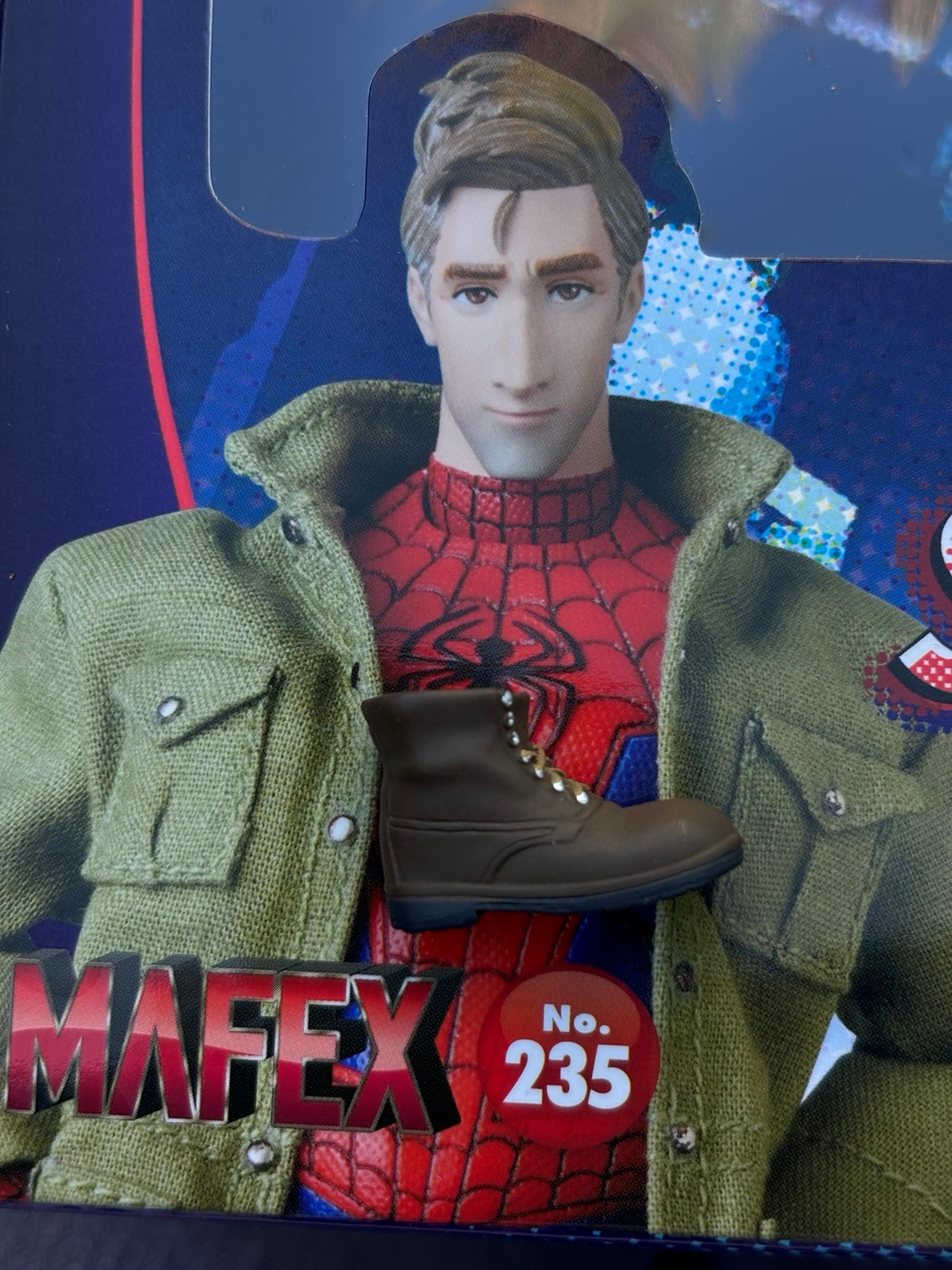 MAFEX No.235 Spider-Man Peter B. Parker Renewal Ver. Boot only 6” Fodder