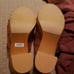 TORRID SIZE 10.5 WW MULE CLOG - FAUX SUEDE COGNAC