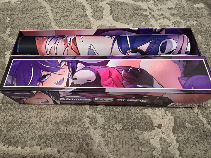 New and Unused Gamersupps Waifu Cup Mousepad Totless