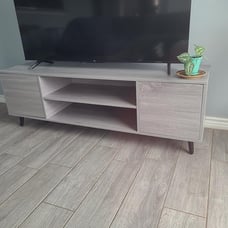 NEW! Entertainment Center with Storage Cabinet
