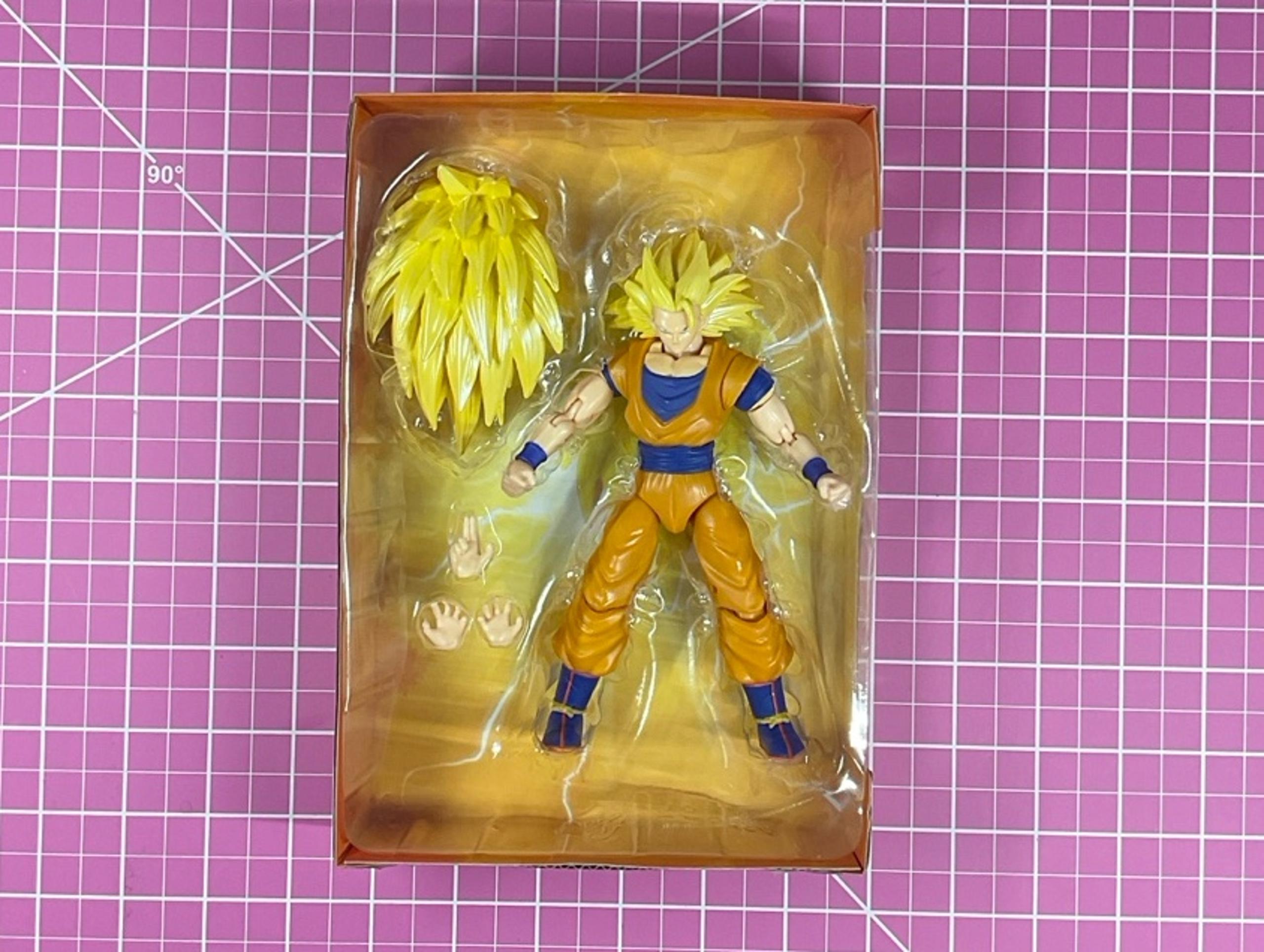 DBZ Dragon Stars Super Saiyan 3 Goku Action Figure