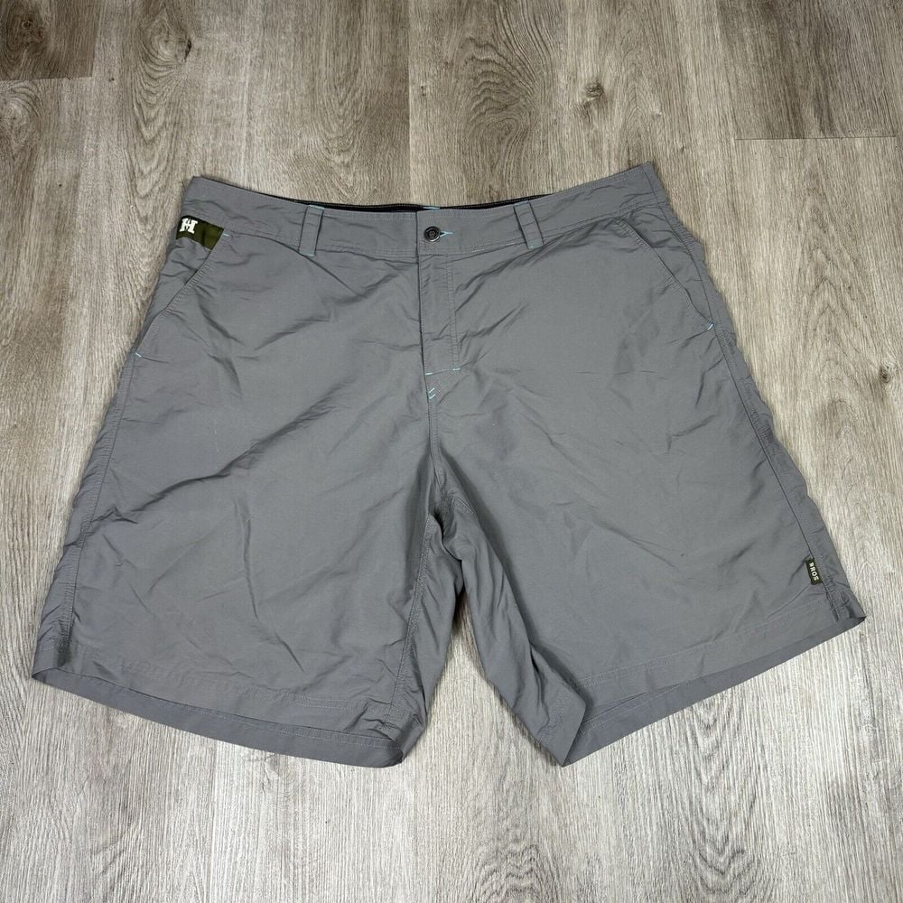 Howler Bros Board Shorts Mens 40 Swim Trunks Gray Heed the Call Fishing