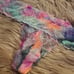 Victoria's Secret PINK 2015 floral lace pastel rainbow thong rare small
