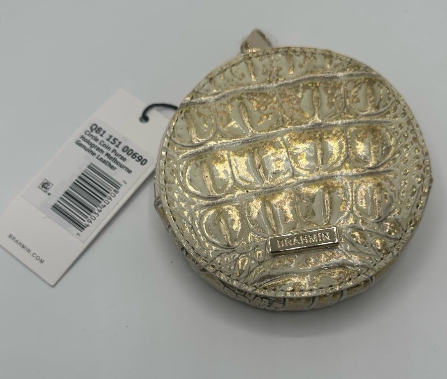 Brahmin Circle Coin Purse NWT Hologram