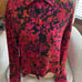 Vintage 90s Rena Rowan 100% Silk Botanical Floral Print Blouse - 10