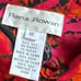 Vintage 90s Rena Rowan 100% Silk Botanical Floral Print Blouse - 10