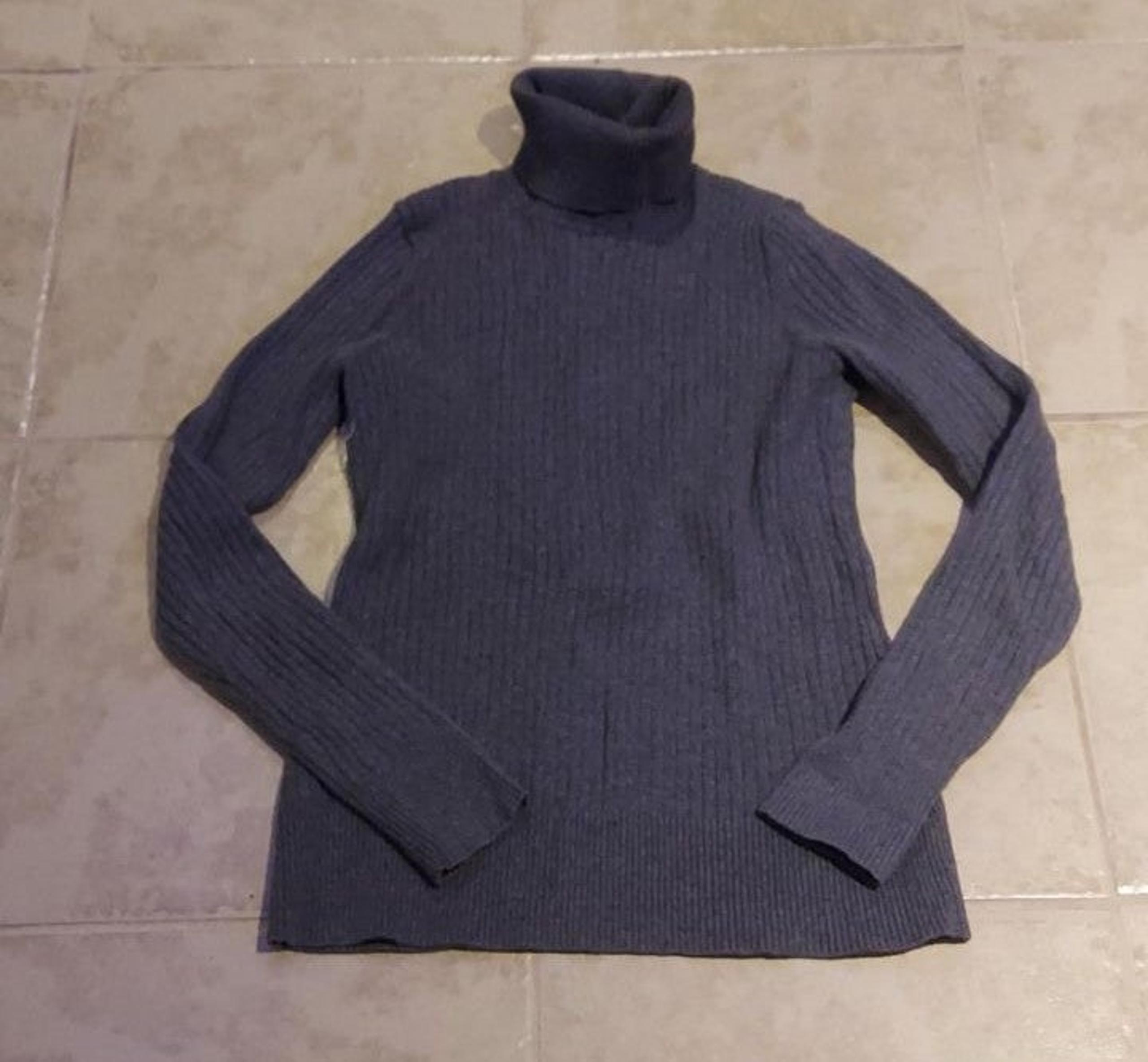 Gray Turtleneck