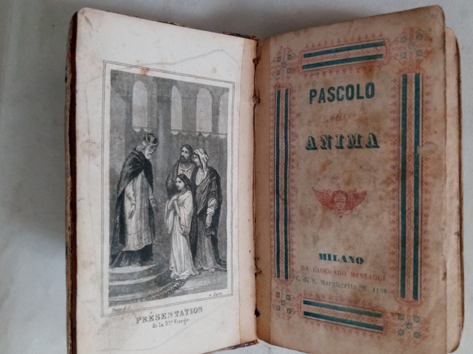 Pascolo Dell'anima-Giacondo Messaggi-1831 Book of Common Prayer-Latin Italian