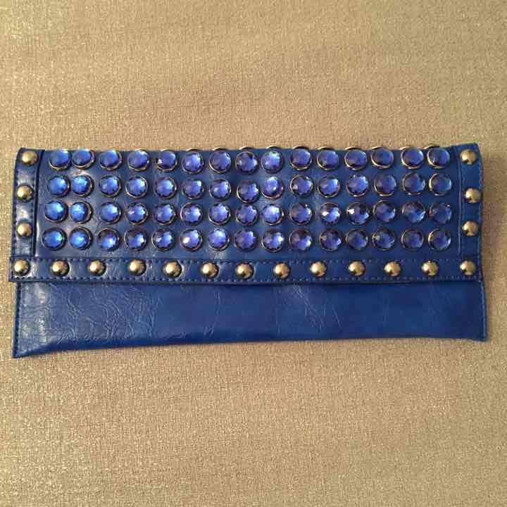 NEW Blue Clutch