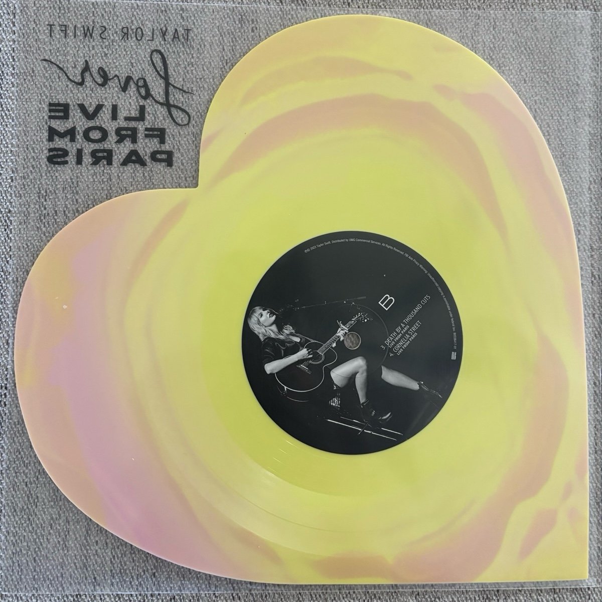 Lover Live From Paris Vinyl - detail