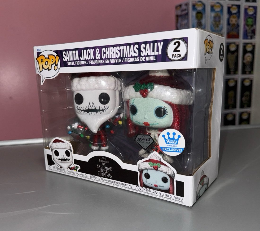 Santa Jack and Christmas Sally — The Nightmare Before Christmas