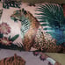 Nicole Miller Oversized Decorative Leopard Print Throw and matching pillow
